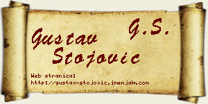 Gustav Stojović vizit kartica